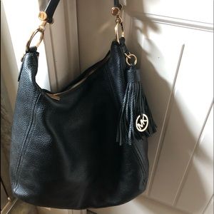 Michael Kors Frances Black Shoulder/Hobo Bag
